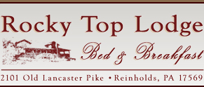 Rocky Top Lodge | Bed and Breakfast | Berks County, PA